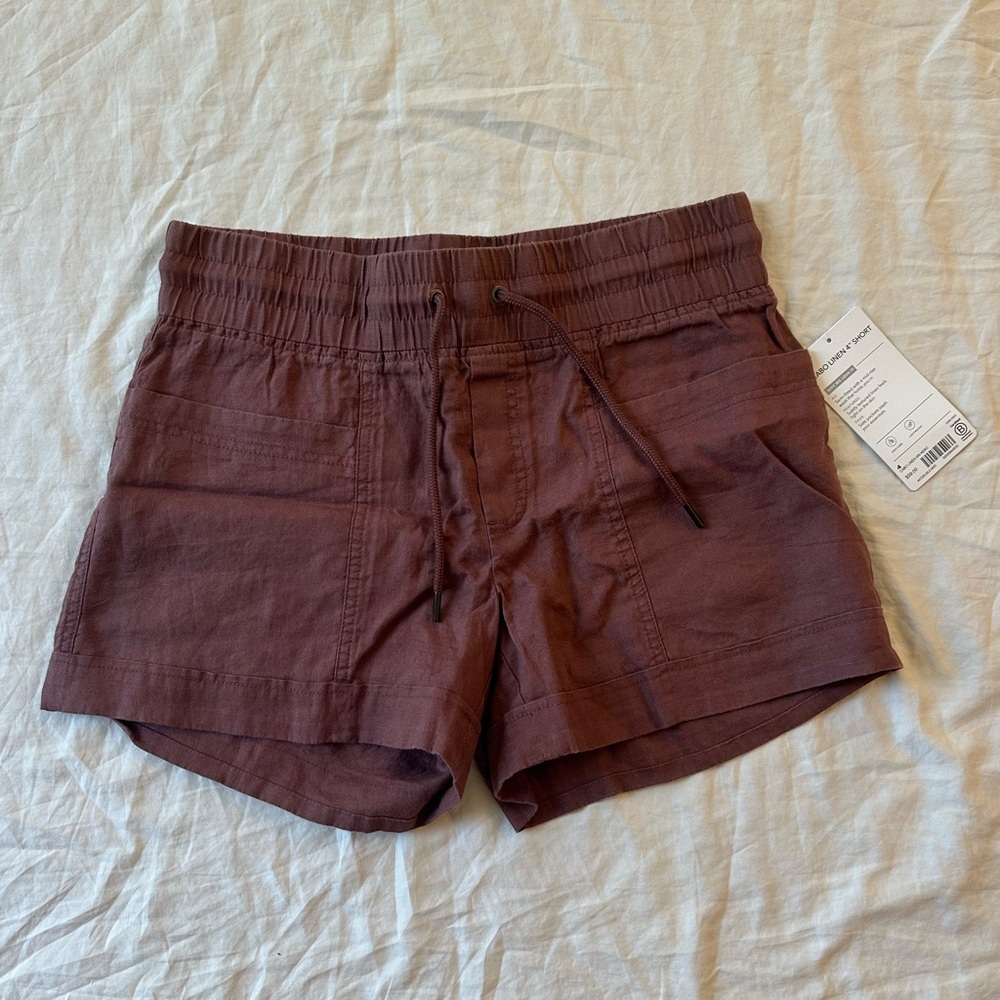 Athleta Women's Cabo Linen 4” Shorts